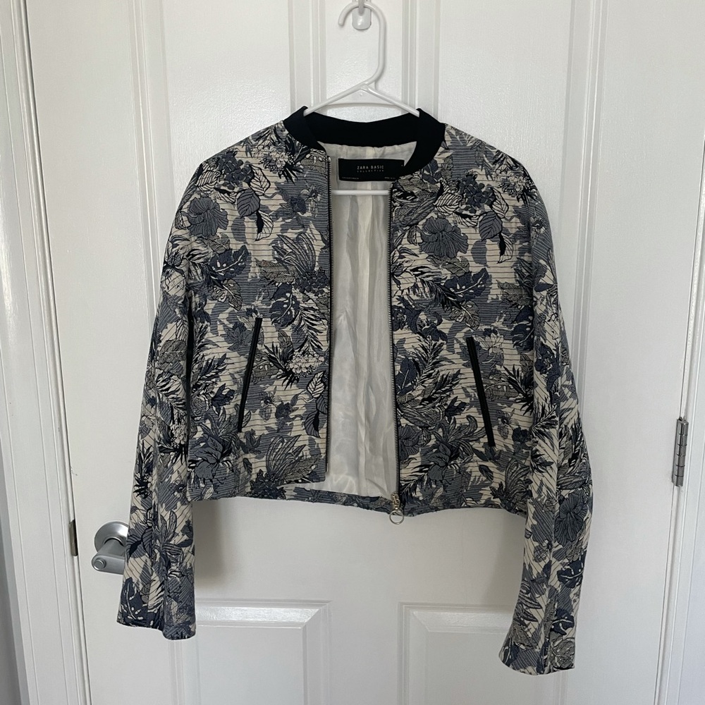 Zara Floral Bomber